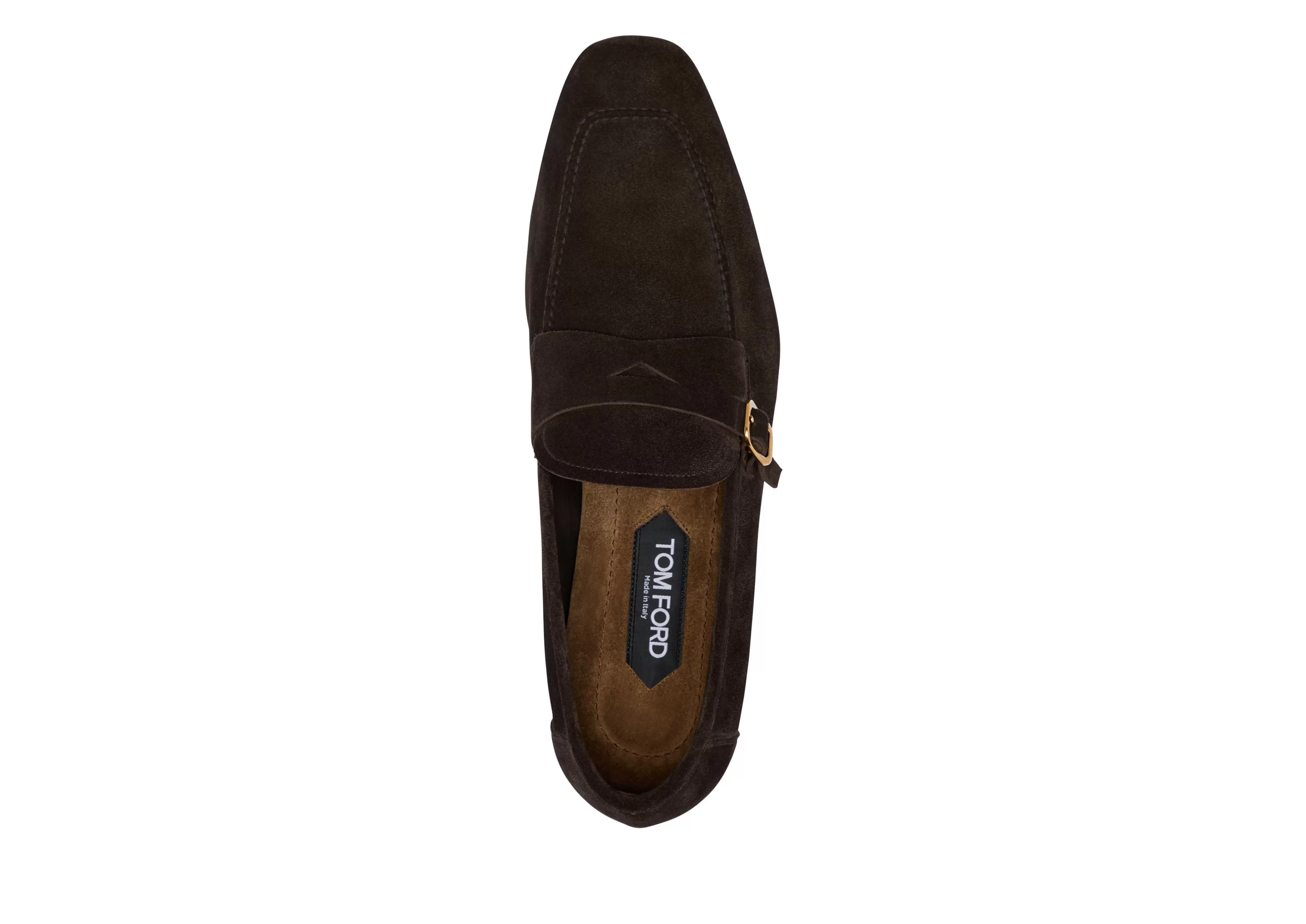 TOM FORD SUEDE DOVER LOAFER CHOCOLATE^MEN Loafers