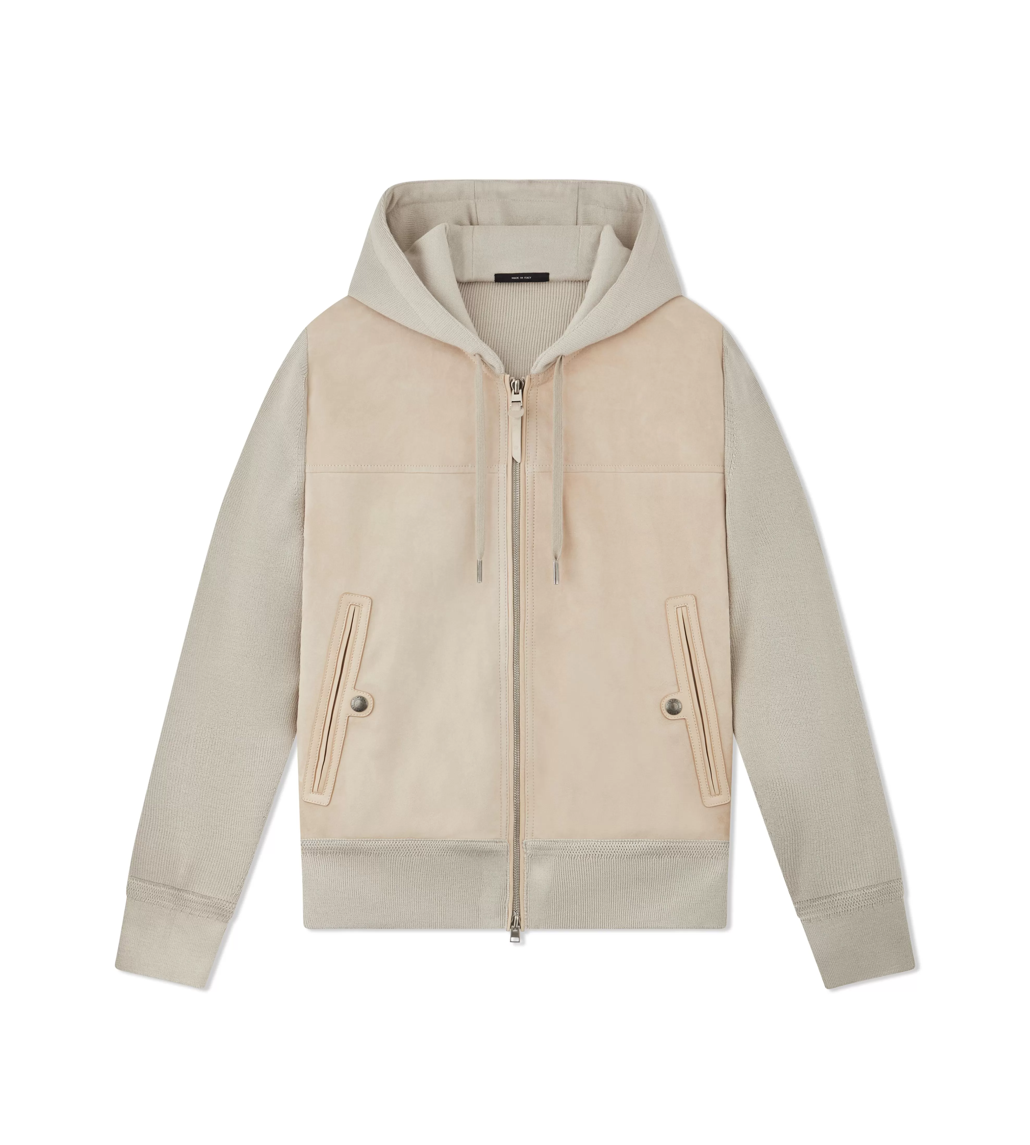 TOM FORD SUEDE FRONT HOODIE ^MEN Outerwear