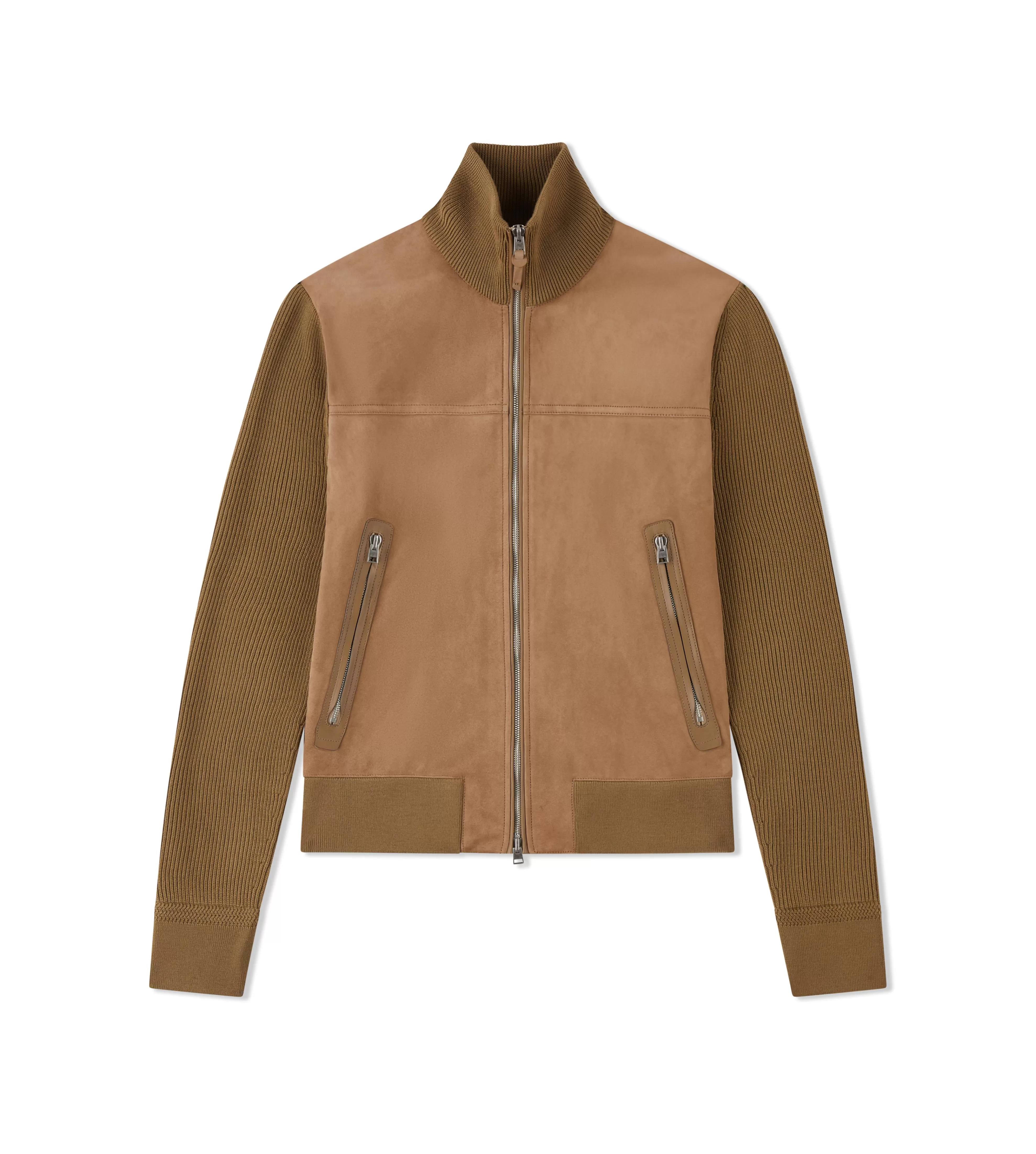 TOM FORD SUEDE FRONT ZIP THROUGH ^MEN Outerwear