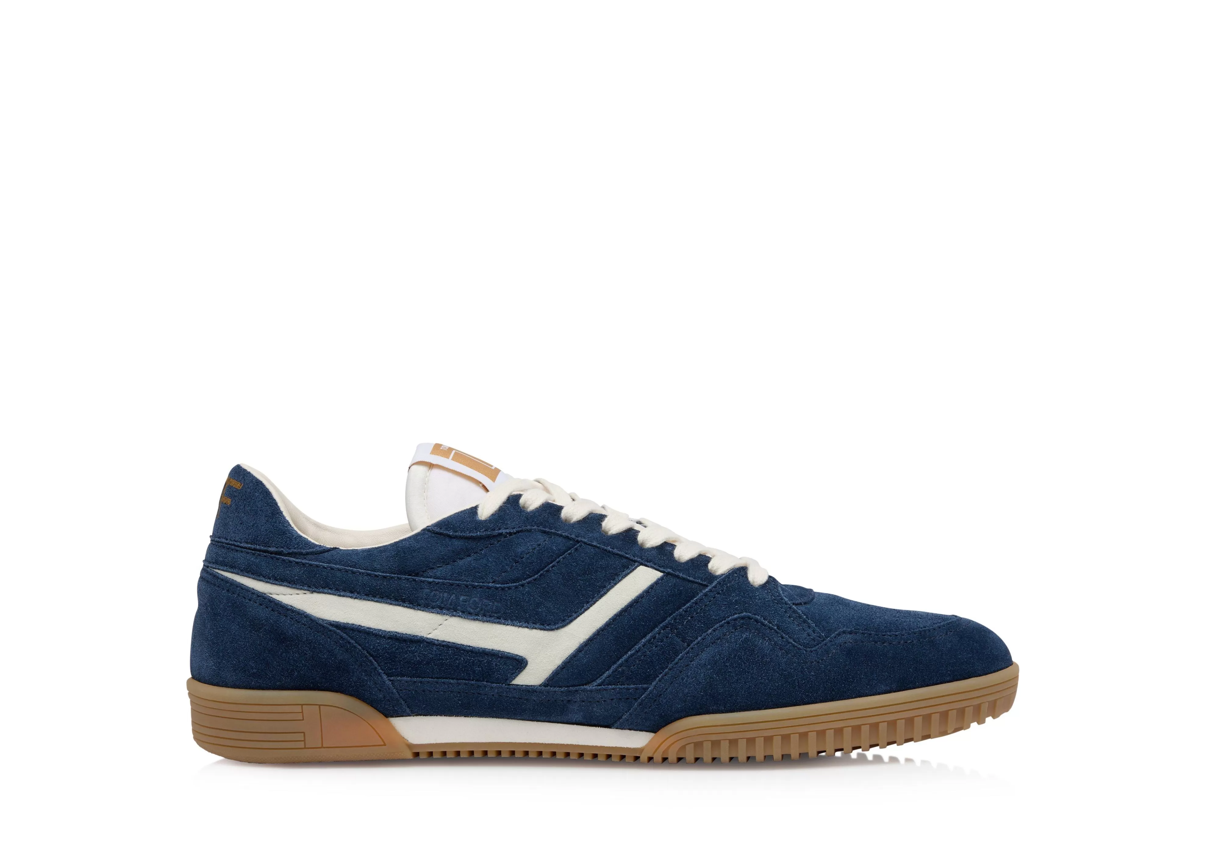 TOM FORD SUEDE JACKSON SNEAKER ULTRAMARINE + AMBER^MEN Sneakers