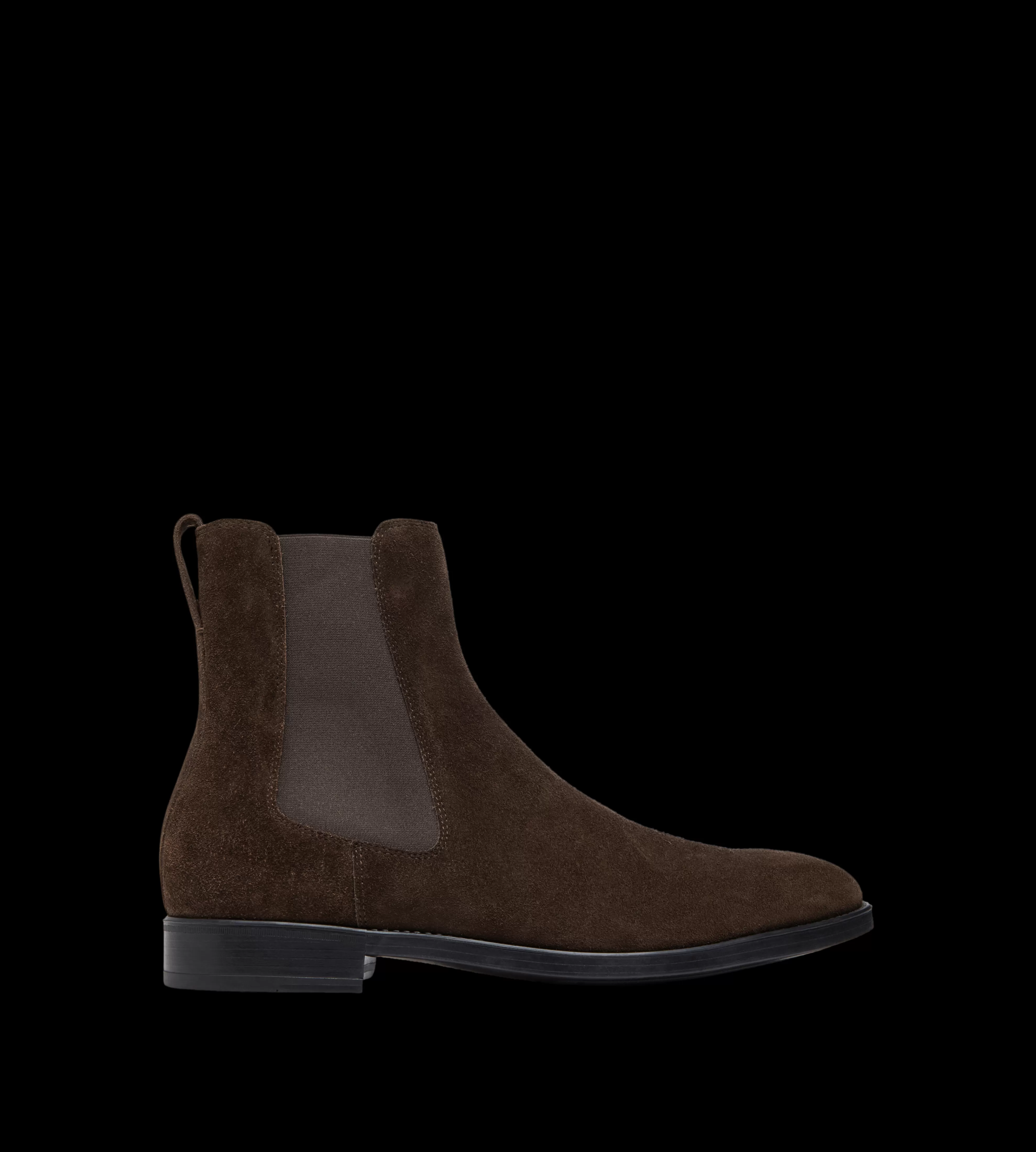 TOM FORD SUEDE ROBERT CHELSEA BOOT CHOCOLATE^MEN | MEN Boots | SPRING 24