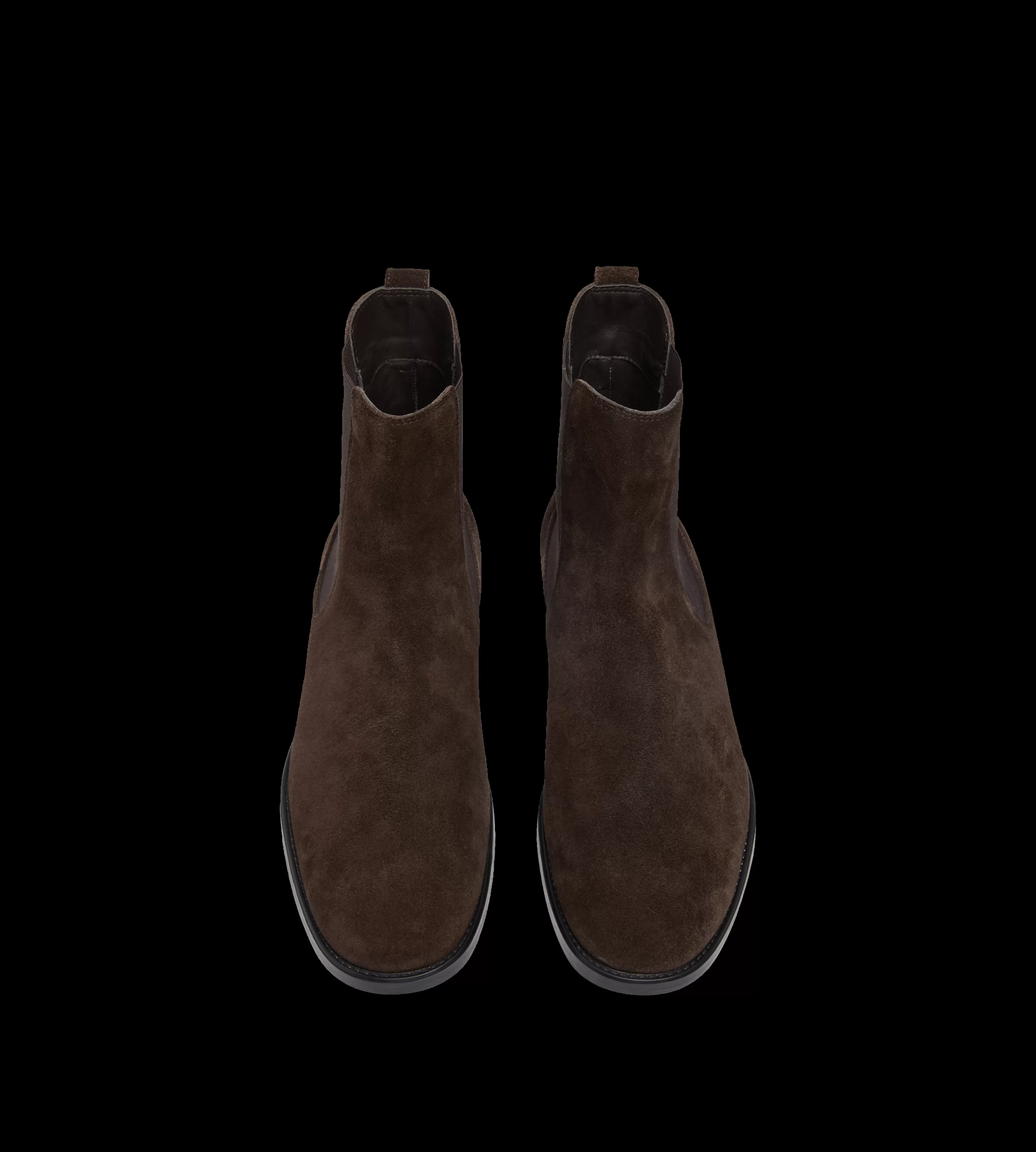 TOM FORD SUEDE ROBERT CHELSEA BOOT CHOCOLATE^MEN | MEN Boots | SPRING 24