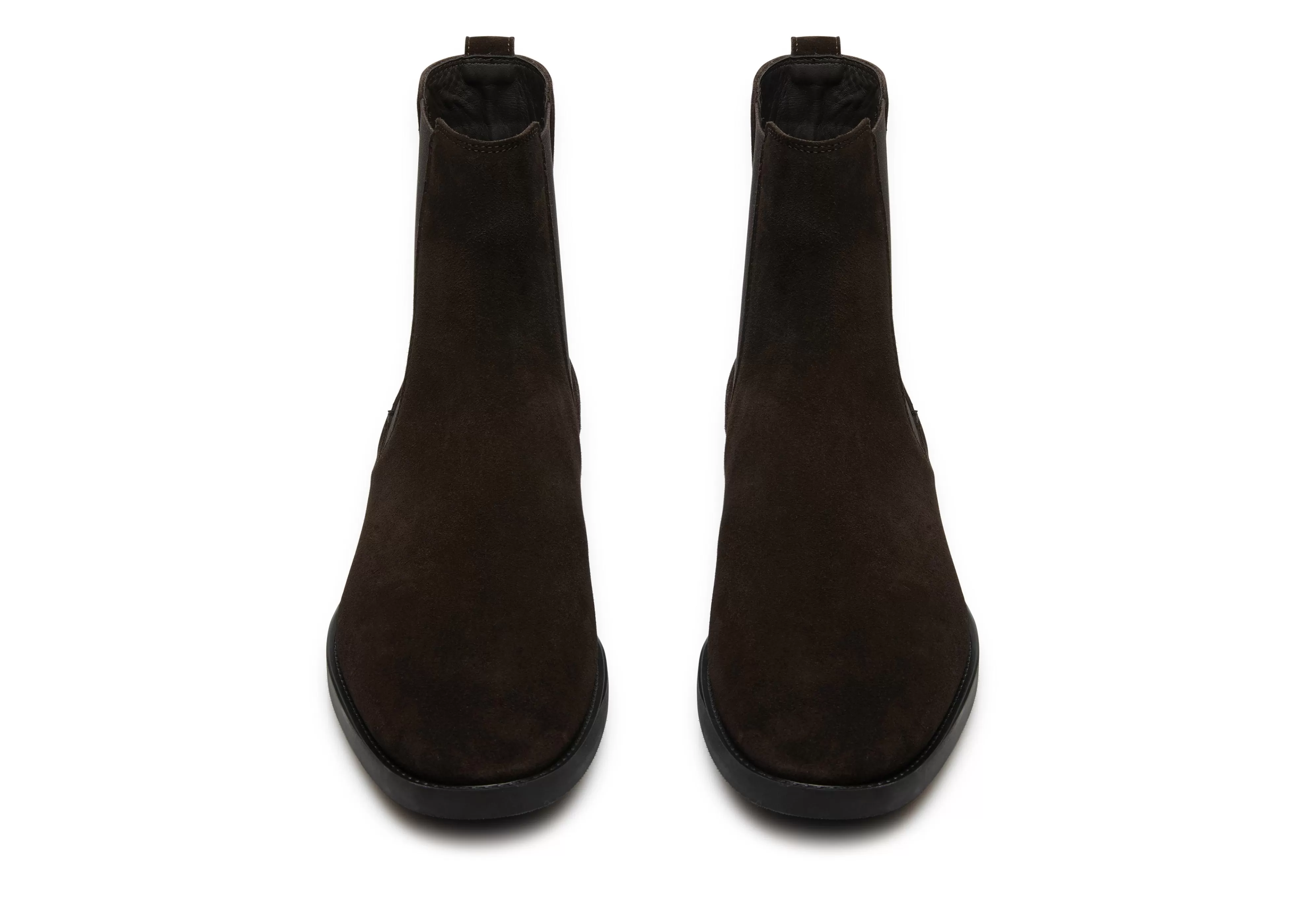 TOM FORD SUEDE ROBERT CHELSEA BOOT CHOCOLATE^MEN Boots