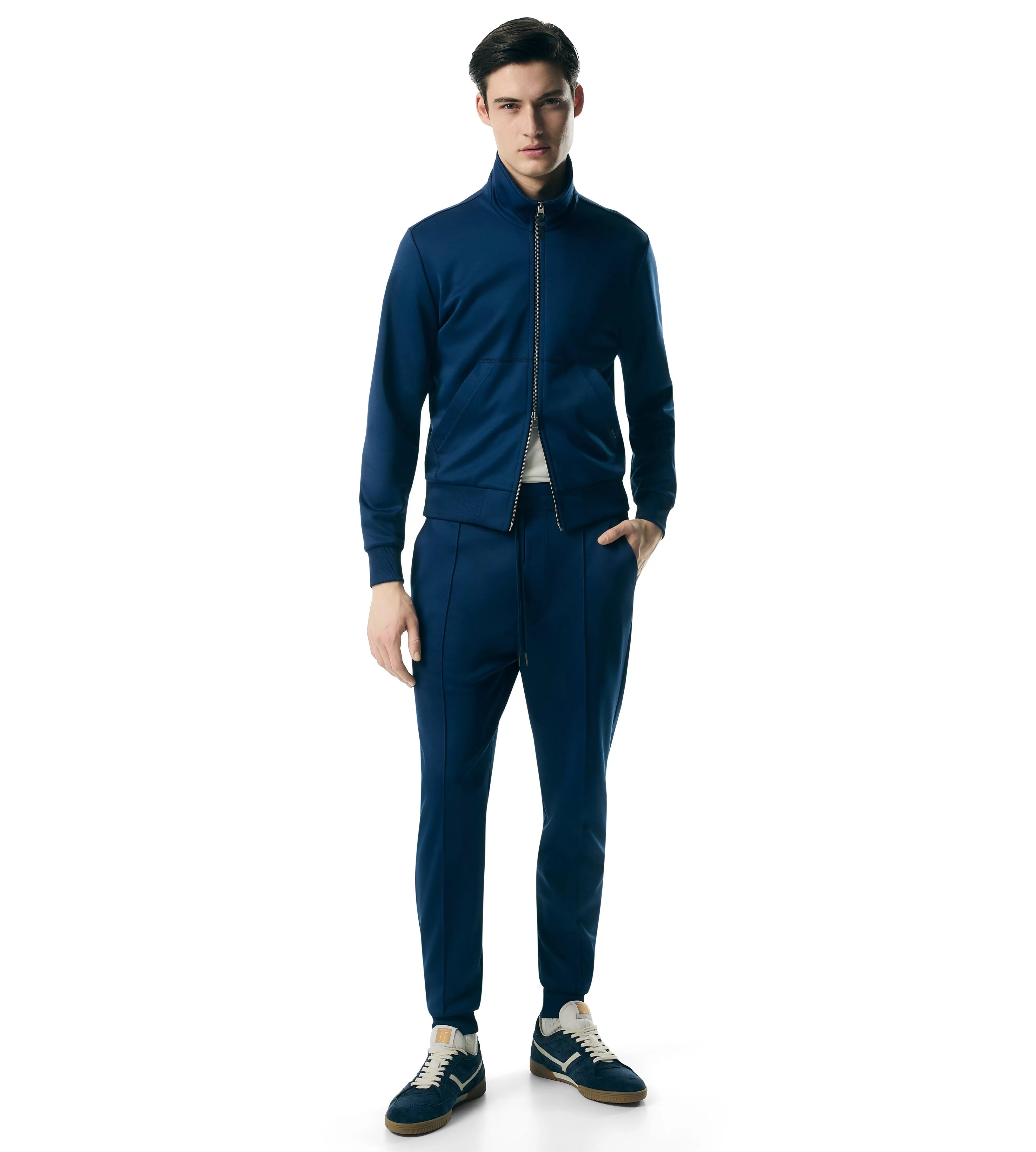 TOM FORD TECHNICAL COTTON ZIP THROUGH ^MEN | MEN | MEN Knitwear | Outerwear | JETSETTER EDIT