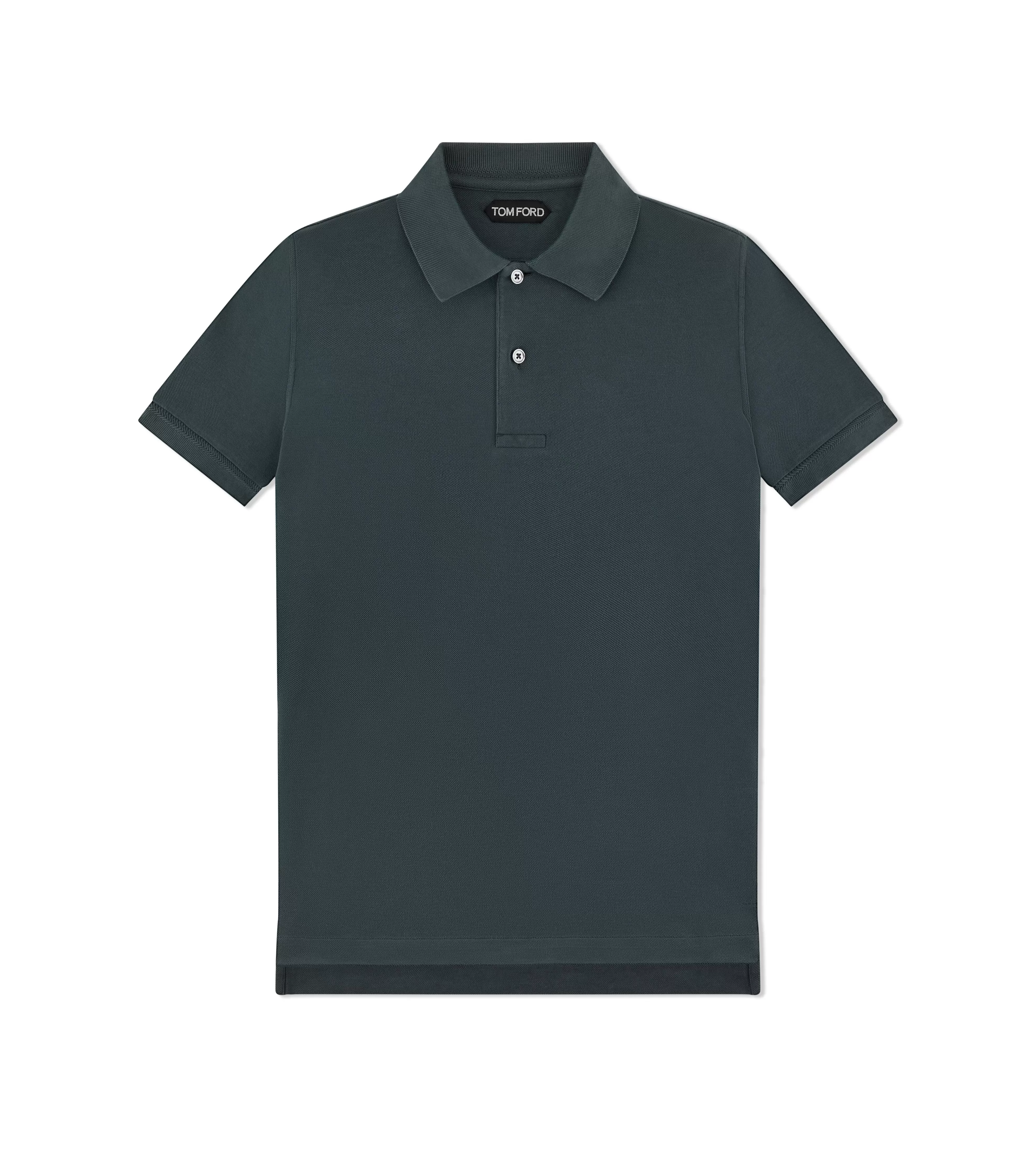 TOM FORD TENNIS PIQUET POLO BLUE^MEN Knitwear