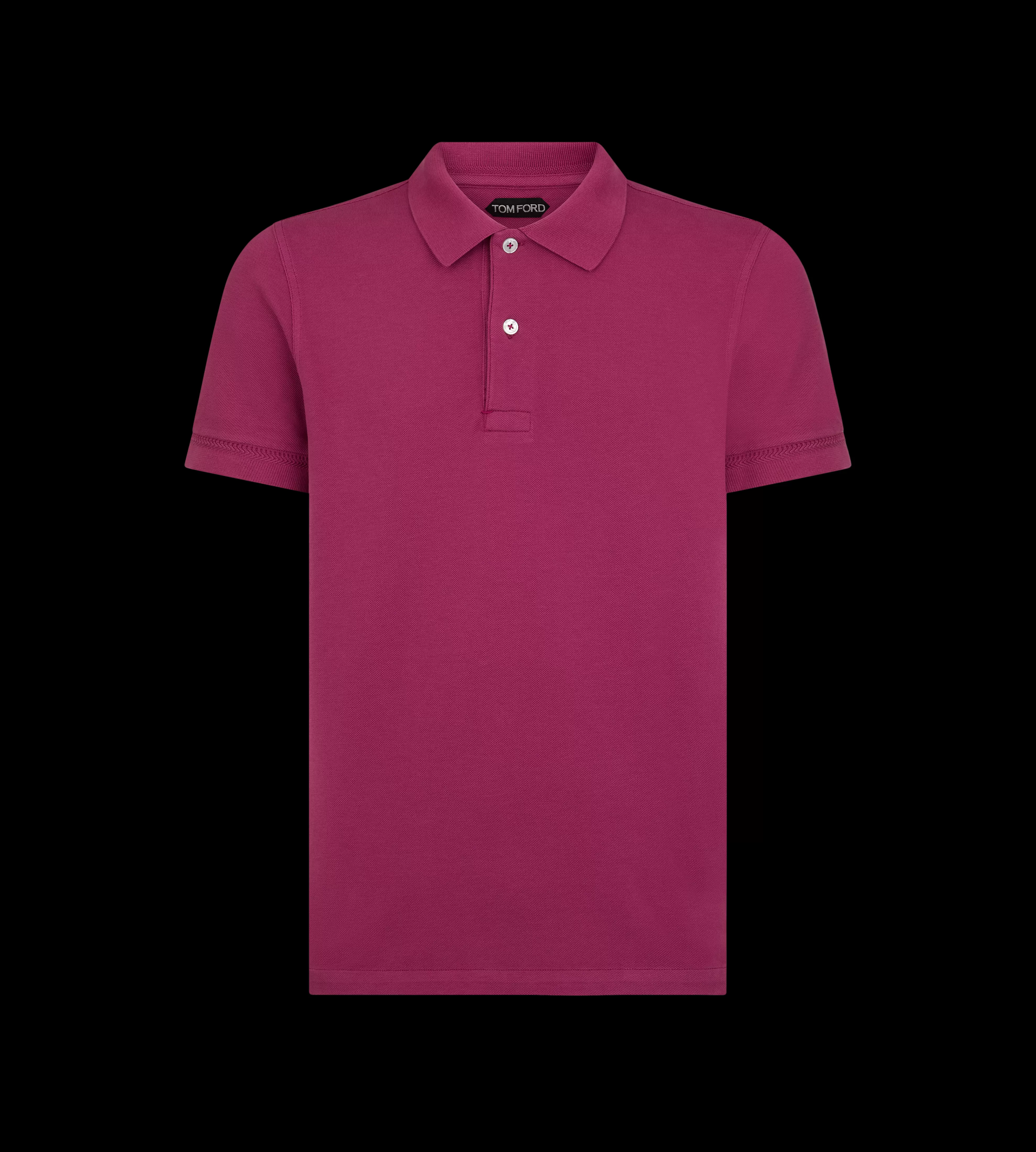 TOM FORD TENNIS PIQUET POLO MAGENTA^MEN | MEN Knitwear | SPRING 24