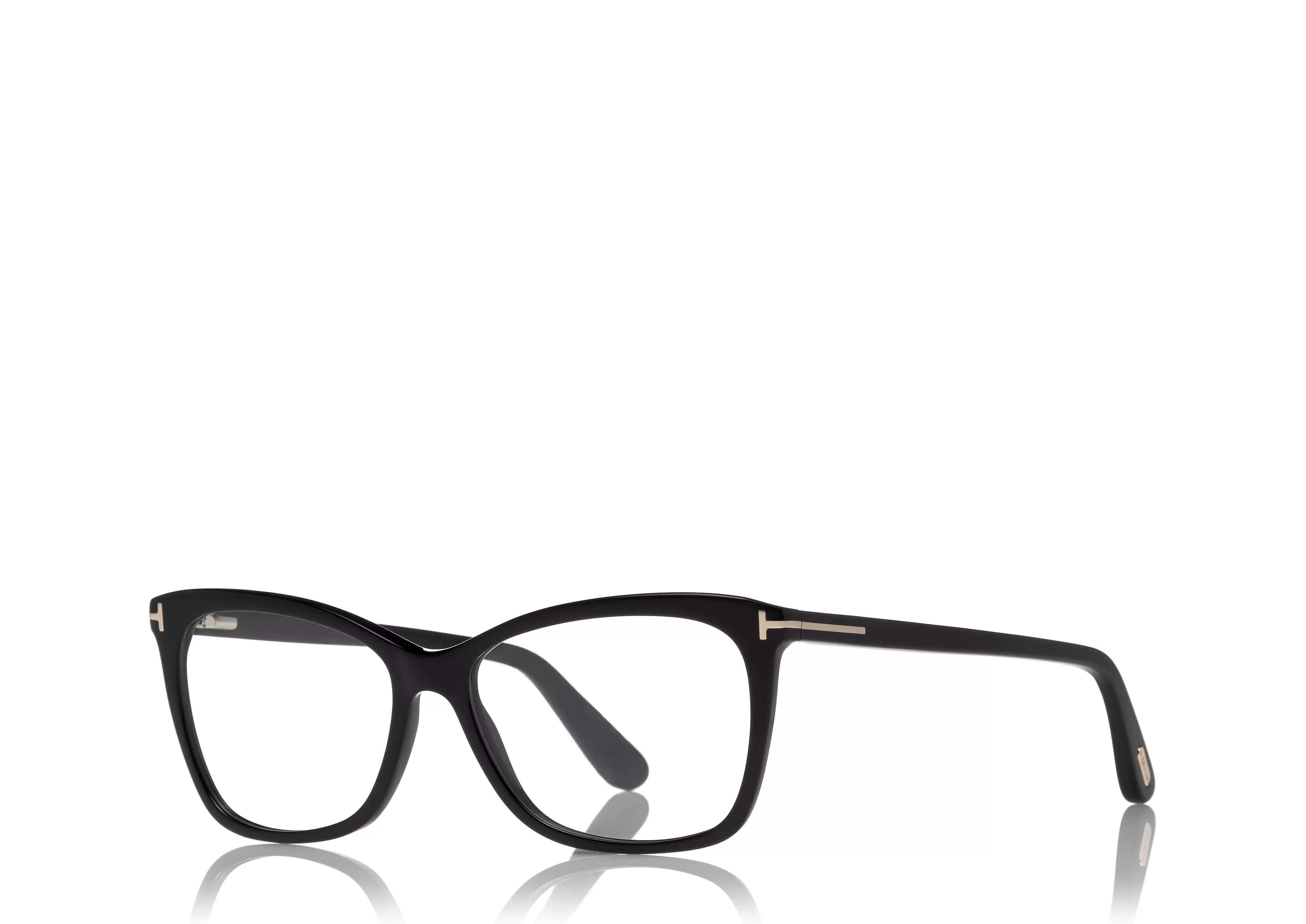 TOM FORD THIN BUTTERFLY OPTICAL FRAME BLACK^EYEWEAR OPTICAL