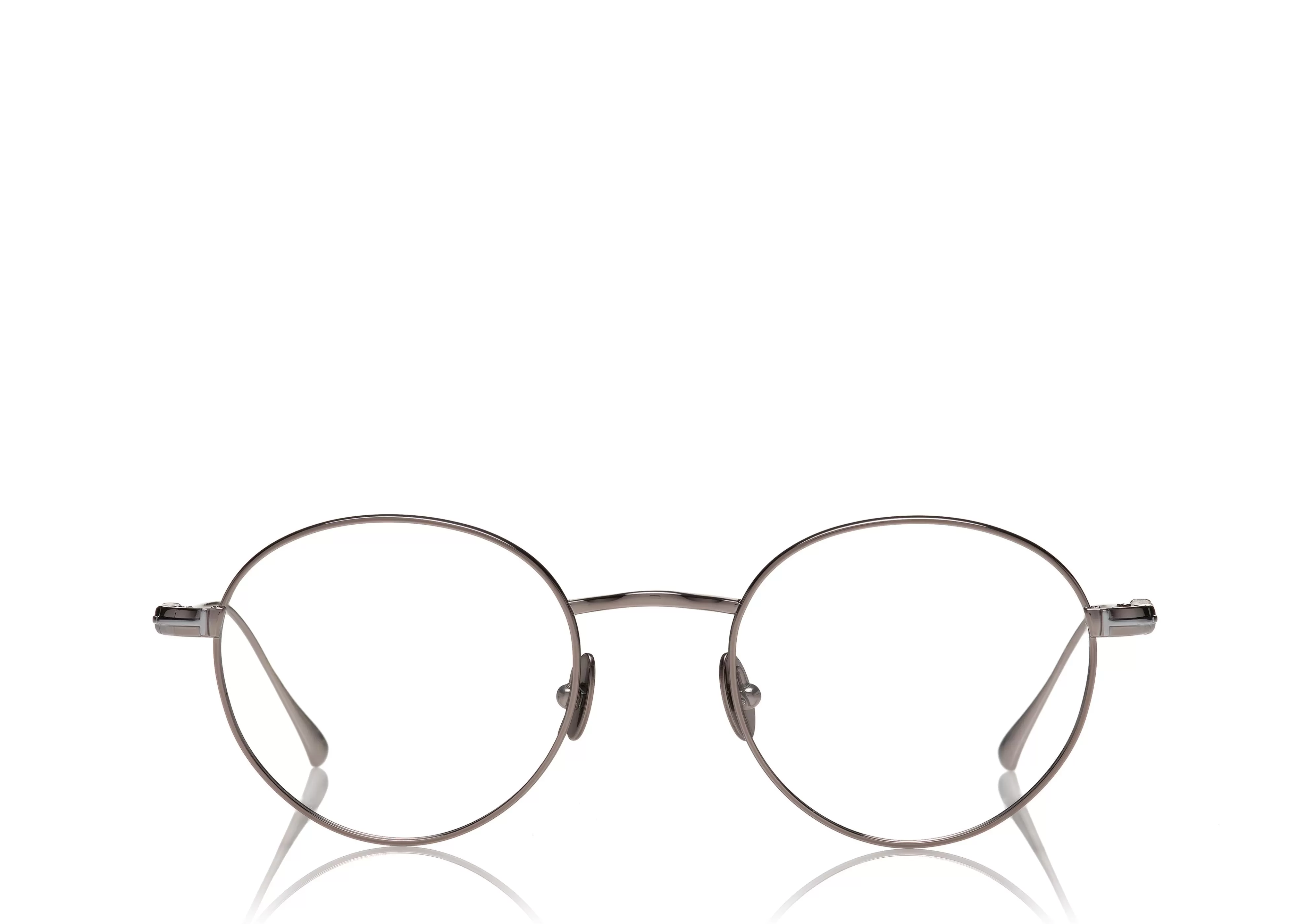 TOM FORD TITANIUM LEATHER TEMPLE OPTICAL ^EYEWEAR | EYEWEAR PRIVATE COLLECTION | OPTICAL