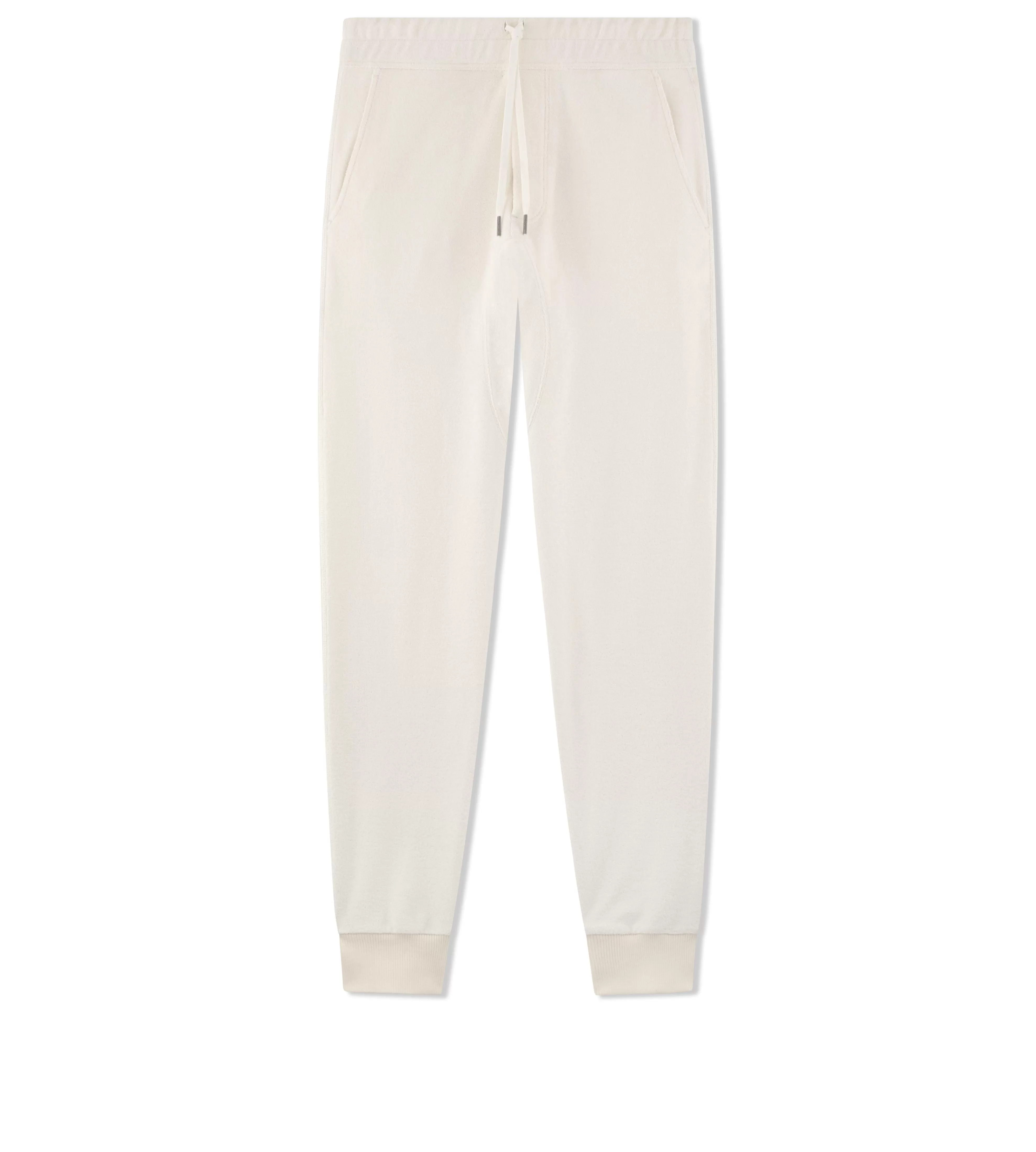 TOM FORD TOWELLING JOGGER ECRU^MEN Pants & Shorts