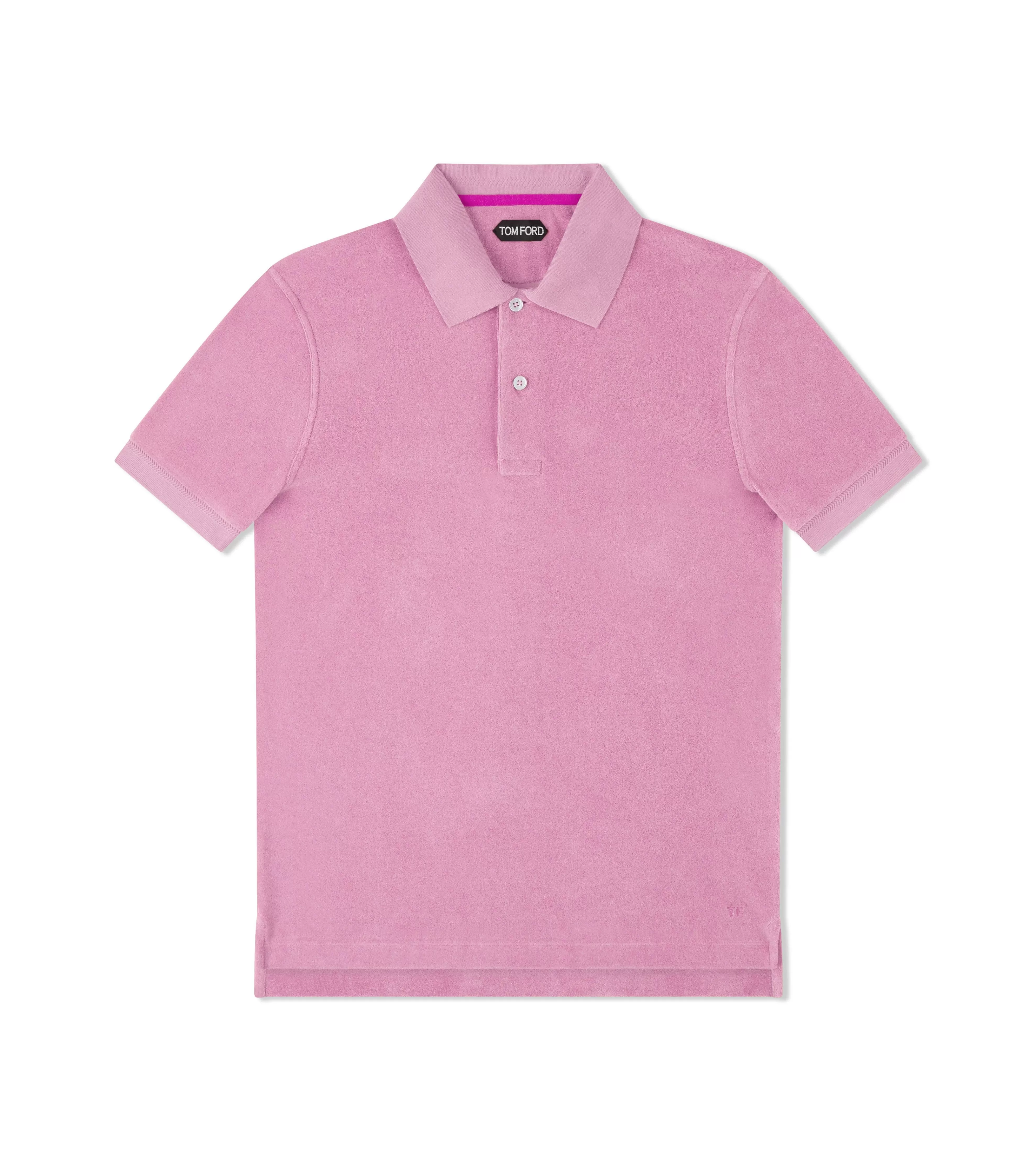 TOM FORD TOWELLING POLO PEONY^MEN Knitwear