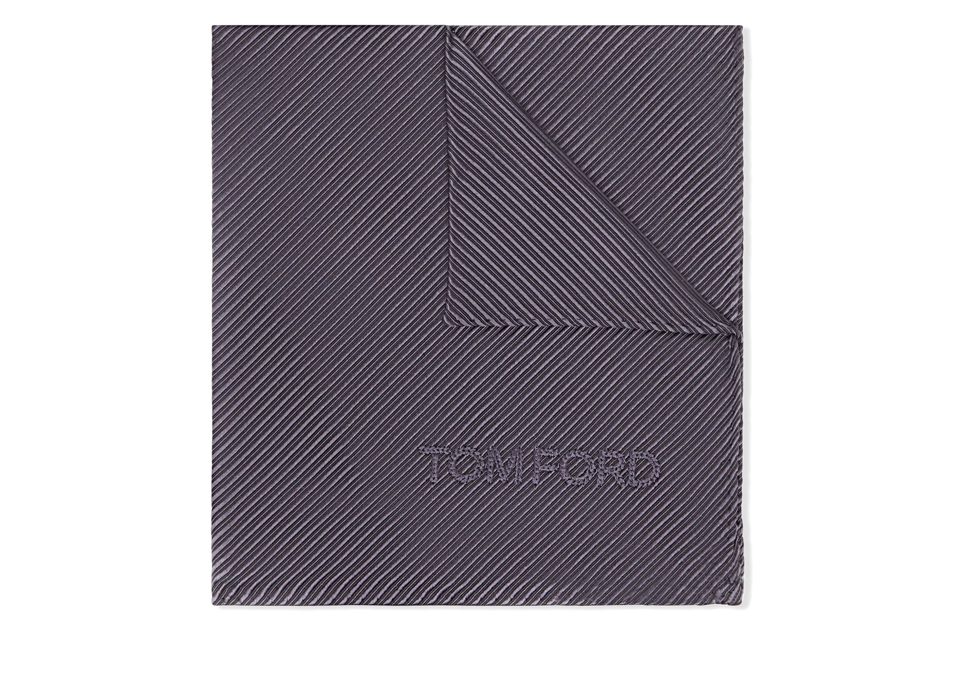 TOM FORD TWILL JACQUARD POCKET SQUARE LIGHT PURPLE^MEN Pocket Squares