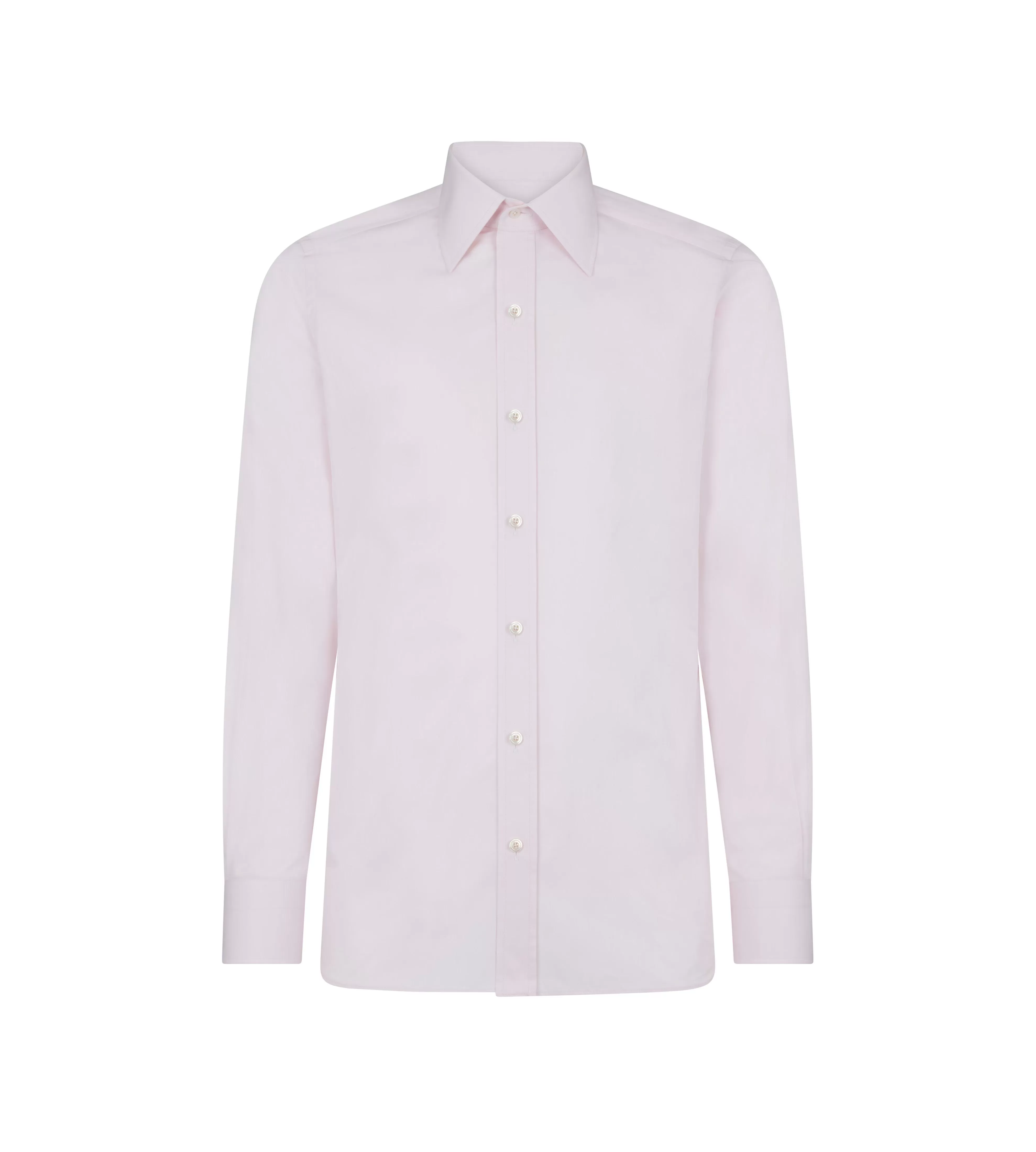 TOM FORD TWISTED TWILL SLIM FIT SHIRT LIGHT ROSE^MEN Shirts