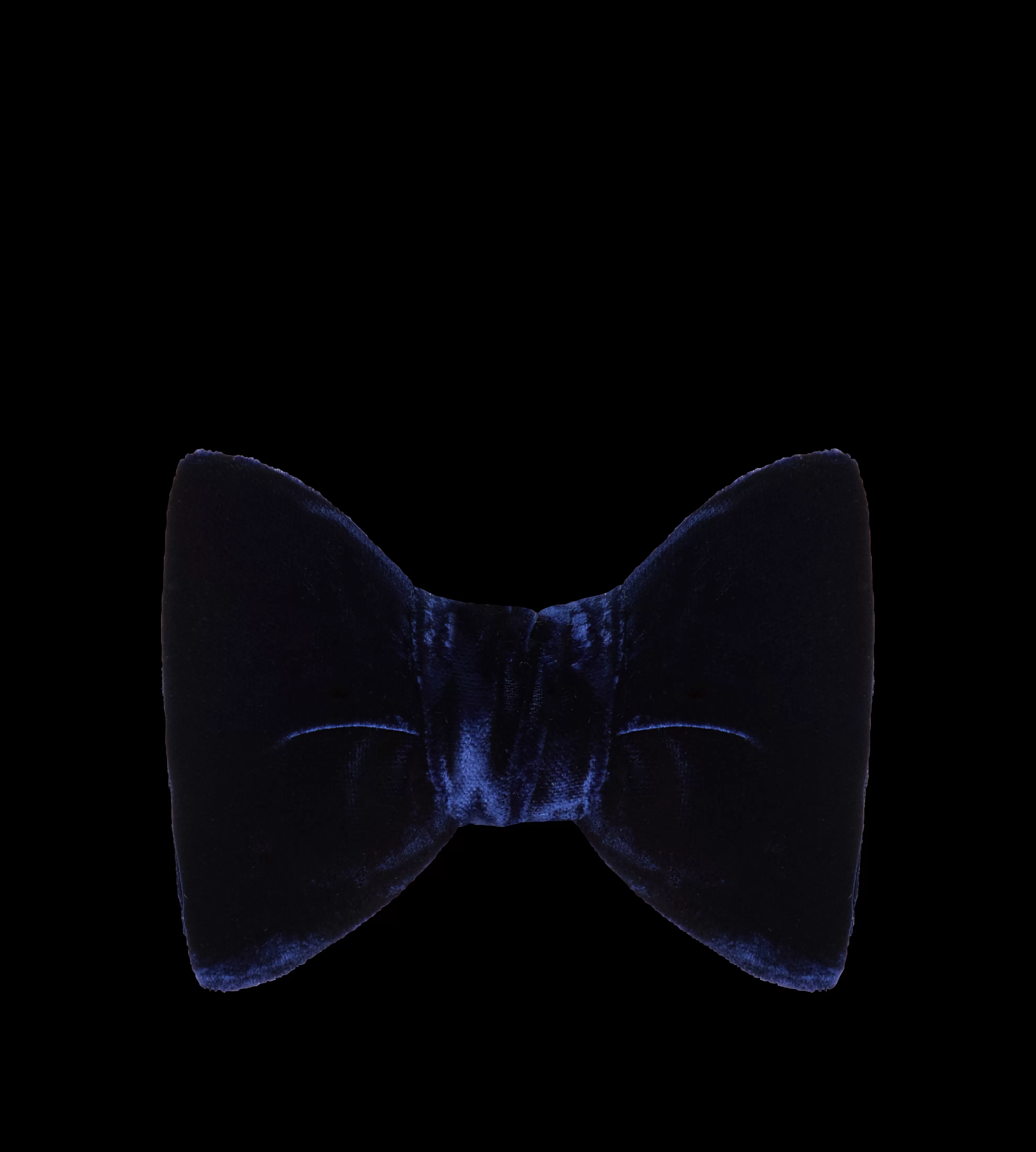 TOM FORD VELVET BOW TIE NAVY^MEN SPRING 24