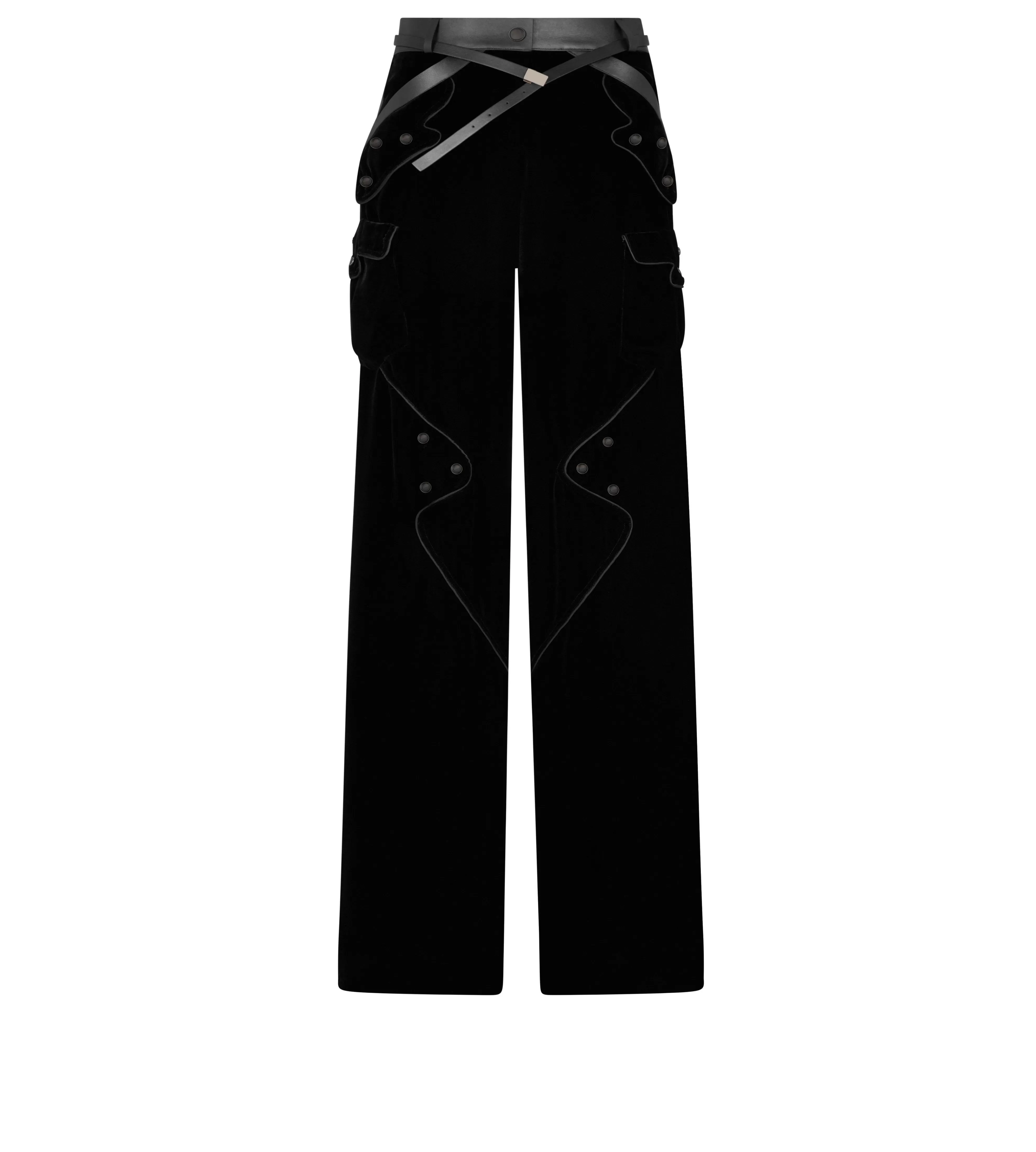 TOM FORD VELVET CARGO PANTS BLACK^WOMEN Pants & Shorts