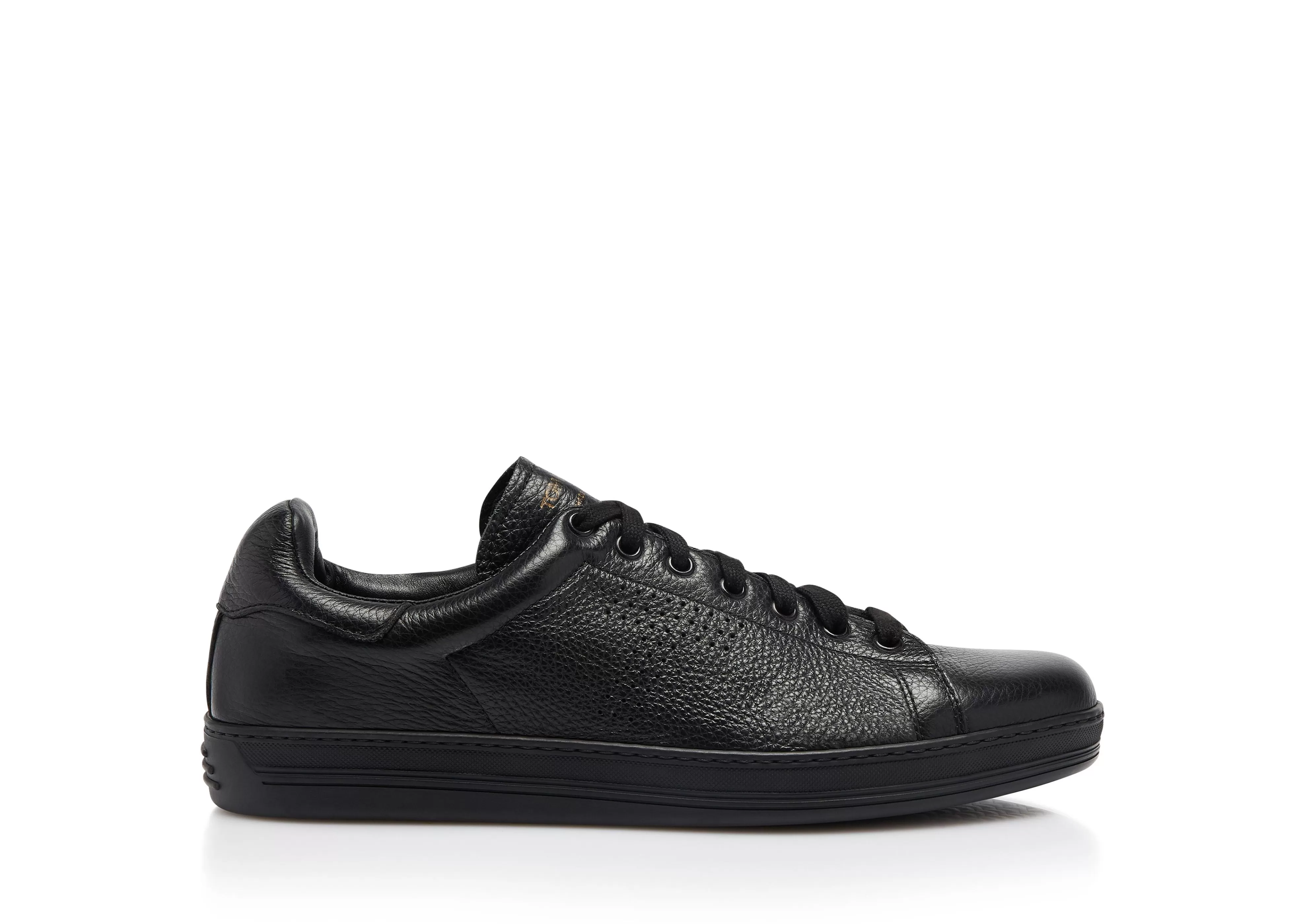 TOM FORD WARWICK GRAINED LEATHER SNEAKER BLACK^MEN Sneakers