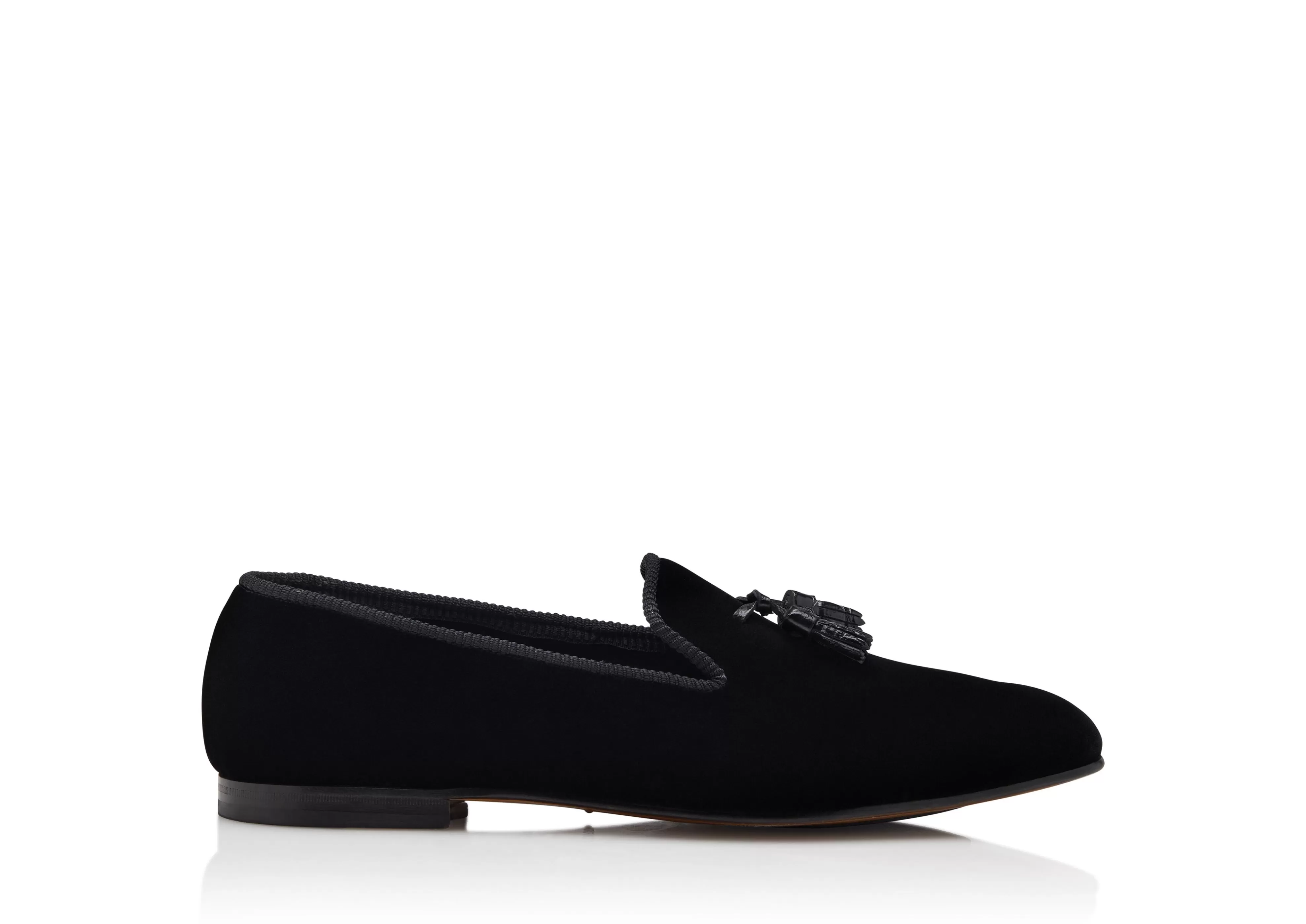 TOM FORD WILLIAM TASSEL LOAFERS BLACK^MEN Loafers