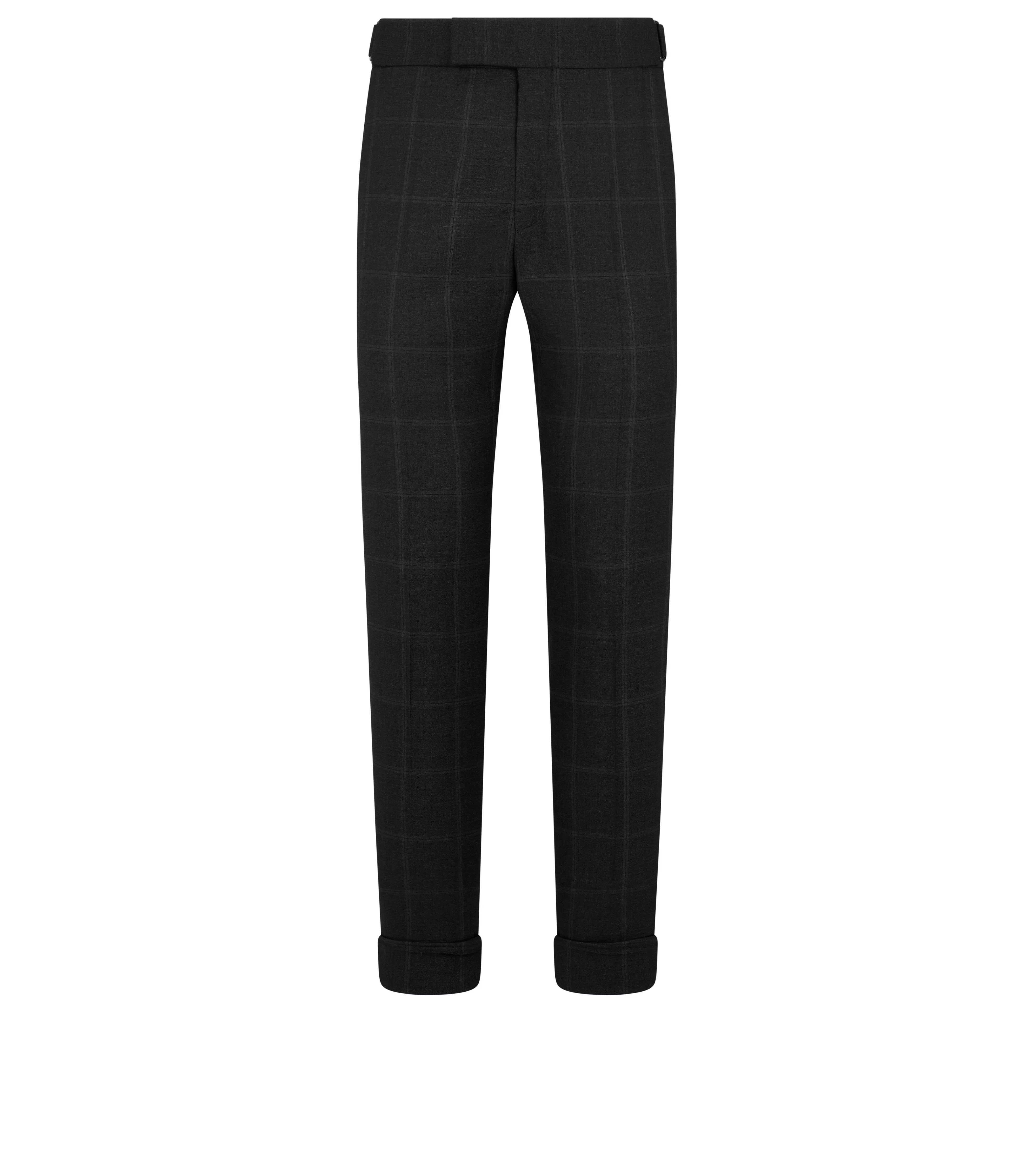 TOM FORD WINDOW PANE SHELTON SUIT DARK GREY^MEN Suits