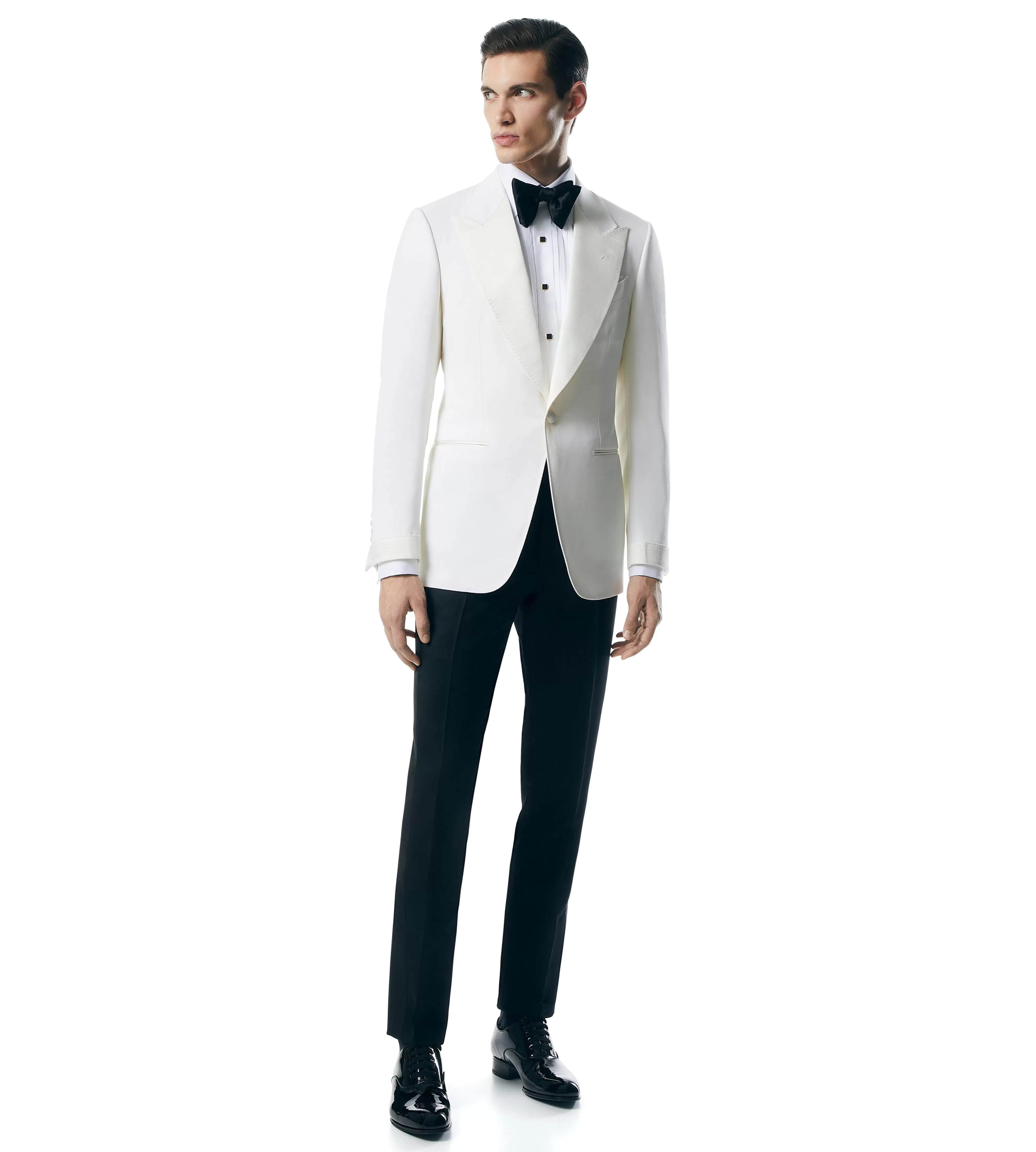 TOM FORD WOOL MOHAIR SHELTON COCKTAIL JACKET CHALK^MEN | MEN | MEN Evening | Jackets | Suits