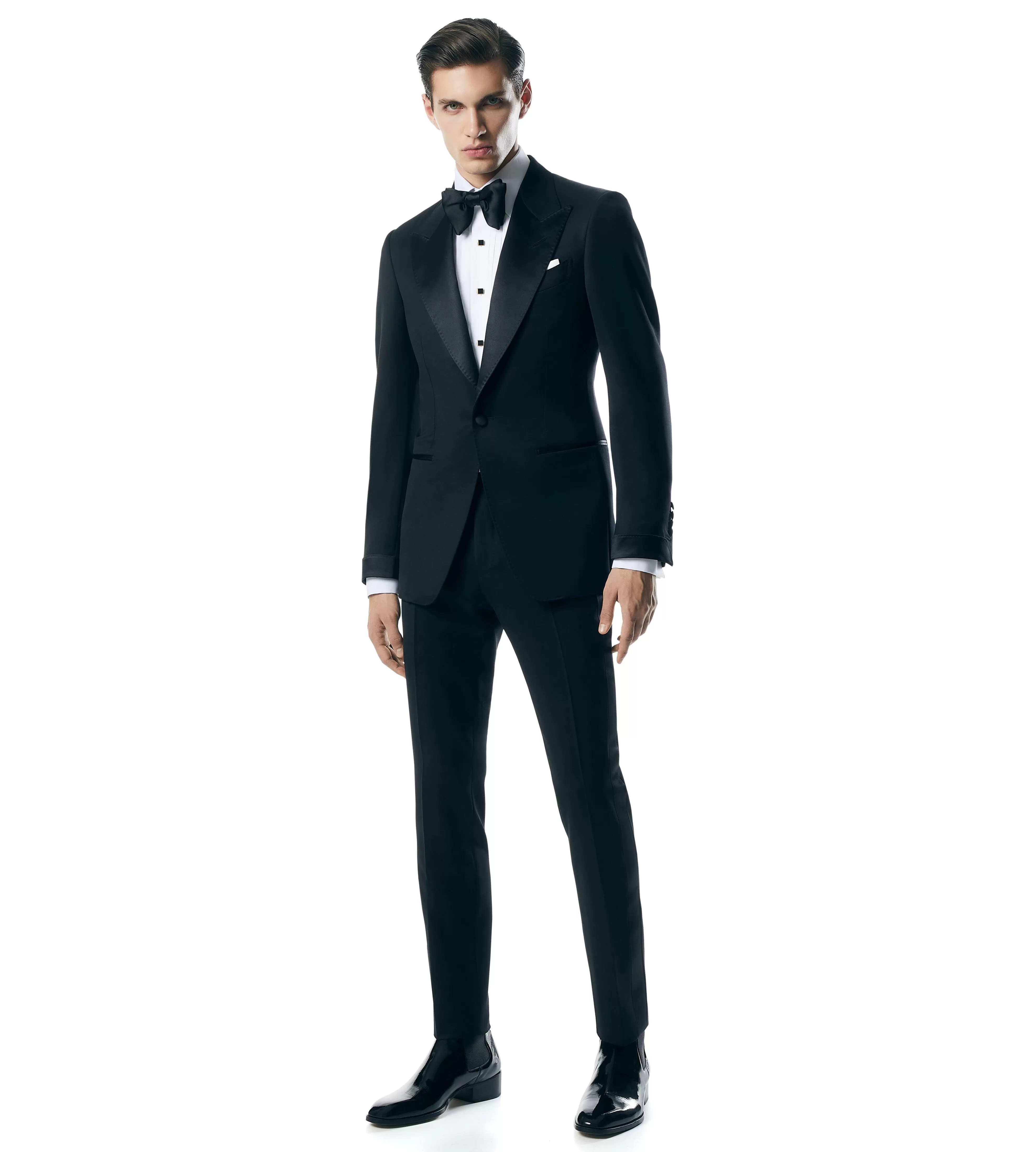 TOM FORD WOOL MOHAIR SHELTON EVENING TROUSER BLACK^MEN | MEN | MEN Pants & Shorts | Evening | Suits